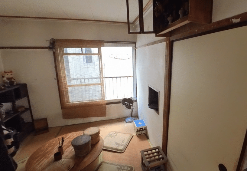 6畳間、旧魚の町団地の保存室