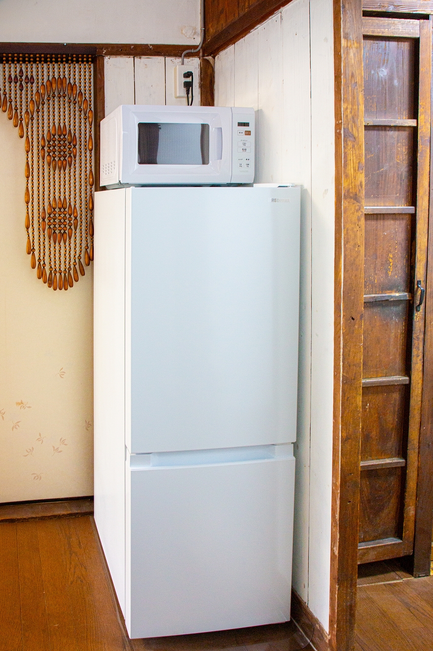 220号かすてら部屋の冷蔵庫・電子レンジ